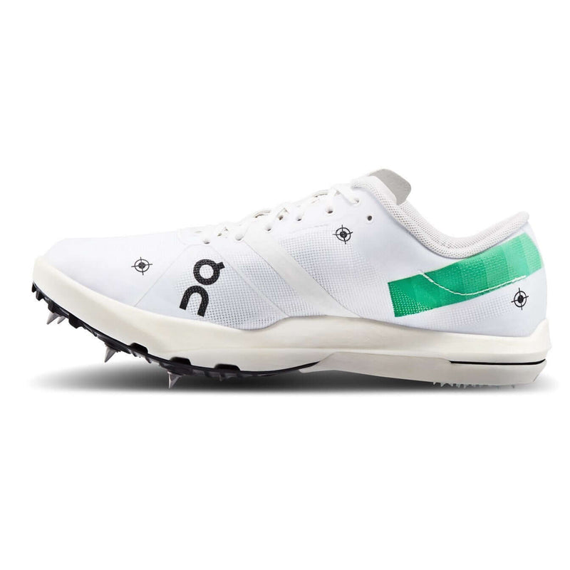 Load image into Gallery viewer, On Cloudspike 10000m Running Spikes Mens Sprinting Shoes in Undyed - White/Mint