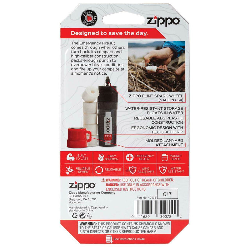 Load image into Gallery viewer, Zippo Emergency Fire Starter Kit with Waterproof Storage Canister-2