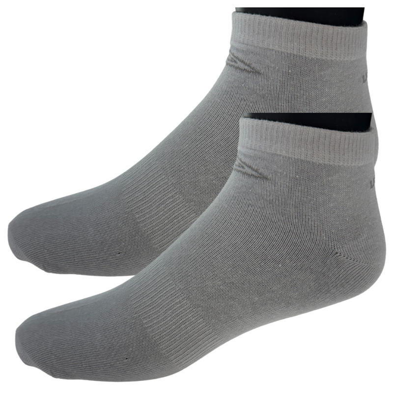 Load image into Gallery viewer, Umbro Mens Trainer Ankle Socks - White - 1 Pack of 3 Pairs