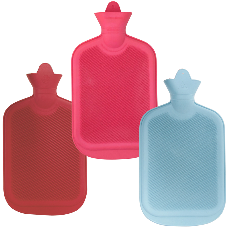 Load image into Gallery viewer, 2L HOT WATER BOTTLE Winter Warm Natural Rubber Bag-0