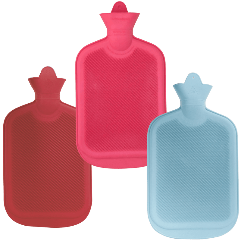Load image into Gallery viewer, 2L HOT WATER BOTTLE Winter Warm Natural Rubber Bag-0