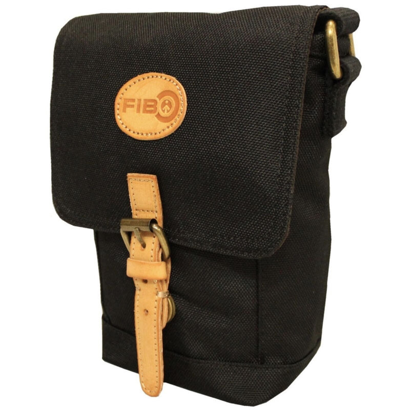 Load image into Gallery viewer, FIB Water Resistant Small Shoulder Canvas Bag w Adjustable Shoulder Strap - Black-0