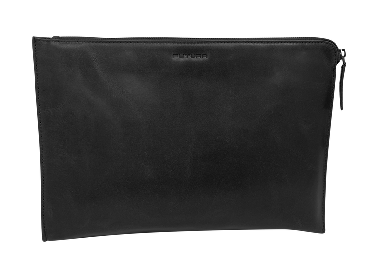 Load image into Gallery viewer, Futura Mens Document Satchel College School Office Travel Bag - Black-0