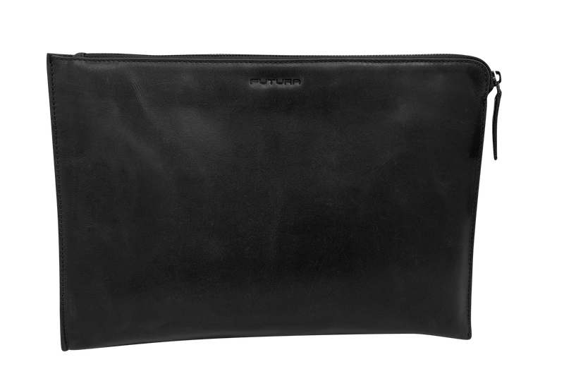 Load image into Gallery viewer, Futura Mens Document Satchel College School Office Travel Bag - Black-0