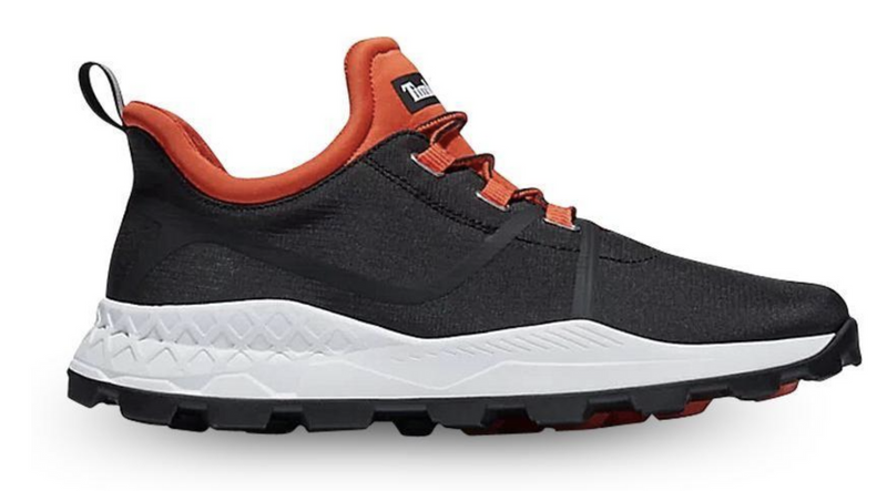 Load image into Gallery viewer, Timberland Mens Brooklyn Fabric Oxford Sneakers Shoes - Black Mesh with Orange-3