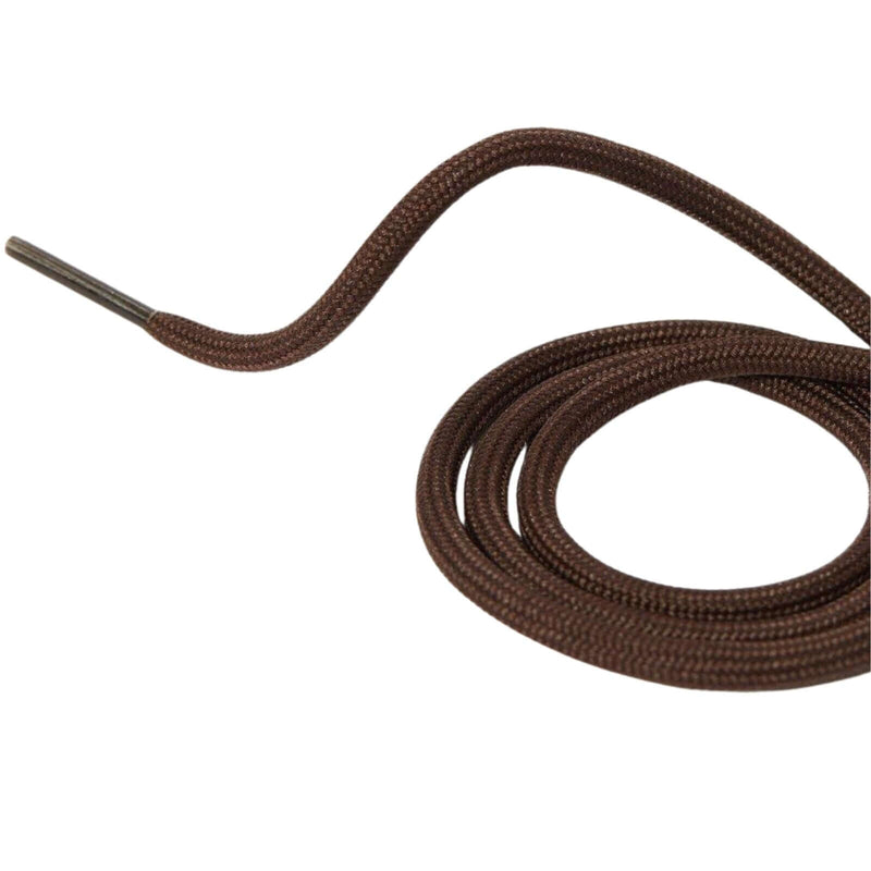 Load image into Gallery viewer, 26" Dr. Martens Round Shoe Laces – Brown Cotton Laces for 3-Eye Shoes – 1 Pair – New-3
