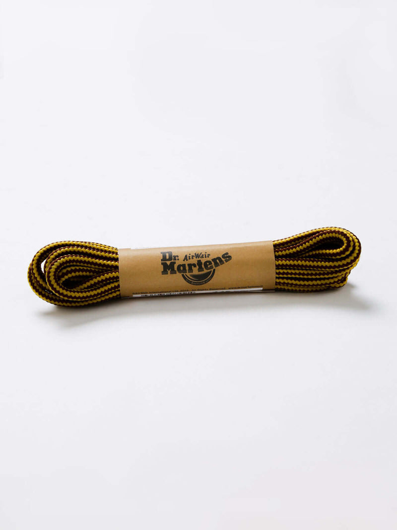 Load image into Gallery viewer, Dr. Martens Shoe Laces Round Suits 8-10 Eye Boots Doc Martins - 140cm Brown/Yellow-3