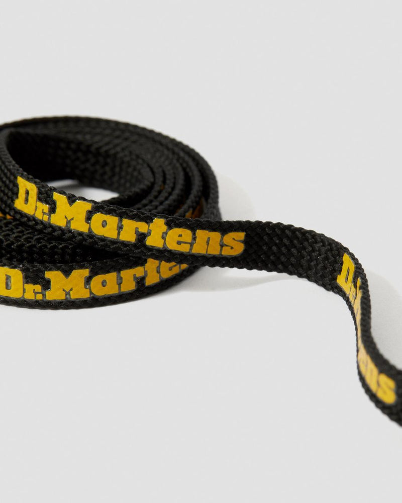 Load image into Gallery viewer, Dr. Martens 55" Shoe Laces Suits 8-10 Eye Boots Doc Martins - 140cm Black/Yellow-2
