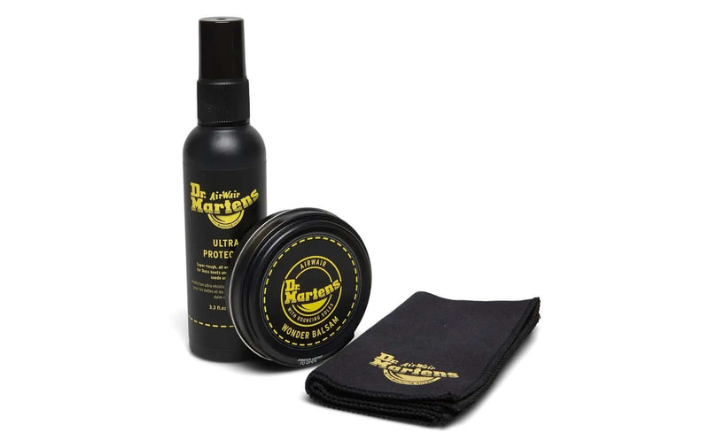 Load image into Gallery viewer, Dr. Martens Shoe Care Kit Wonder Balsam Leather Shoe Polish, Ultra Protector & Cloth-1