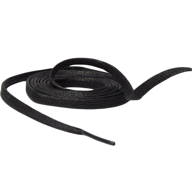 Load image into Gallery viewer, 140cm Black Waxed Flat Shoe Laces – Fits 8–10 Eye Dr. Martens Boots-3