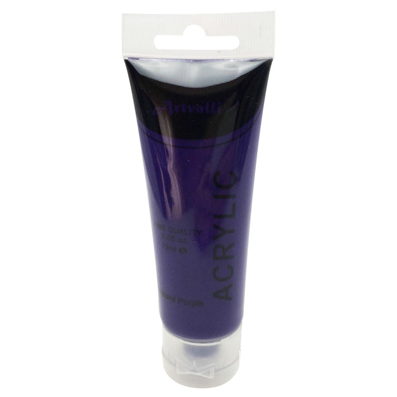 Load image into Gallery viewer, Acrylic Paint 75ml Tube Water Based Non Toxic Artist Craft - Brilliant Purple-4