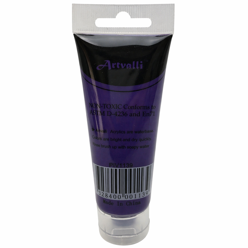 Load image into Gallery viewer, Acrylic Paint 75ml Tube Water Based Non Toxic Artist Craft - Brilliant Purple-2