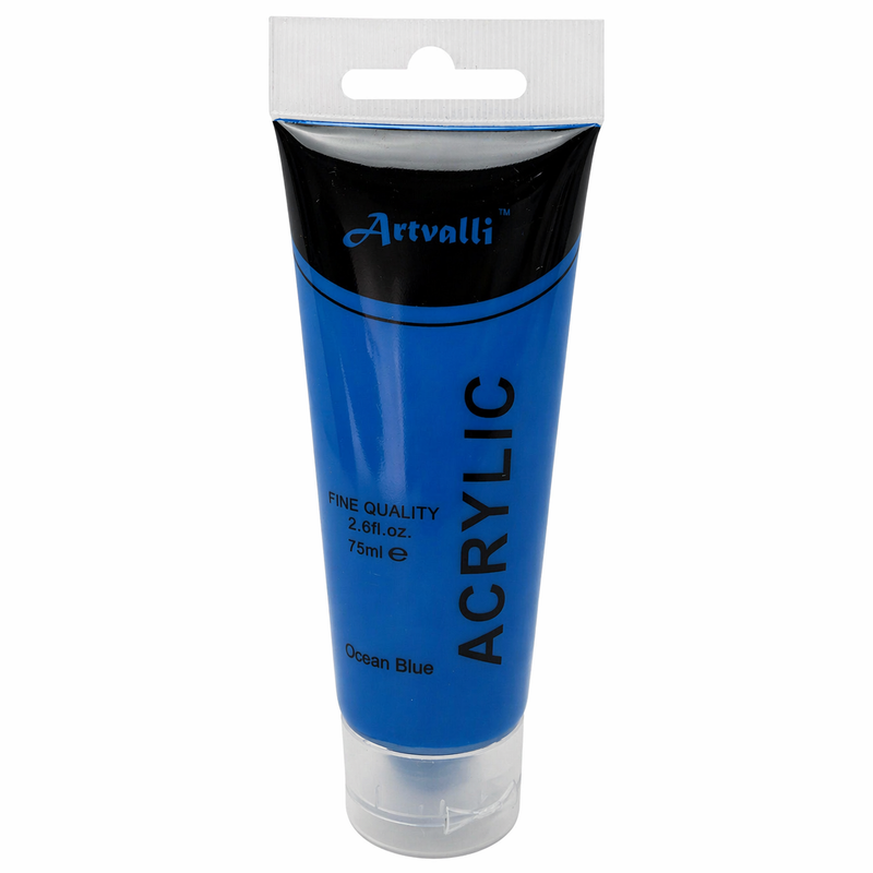 Load image into Gallery viewer, Acrylic Paint 75ml Tube Water Based Non Toxic Artist Craft - Ocean Blue-1