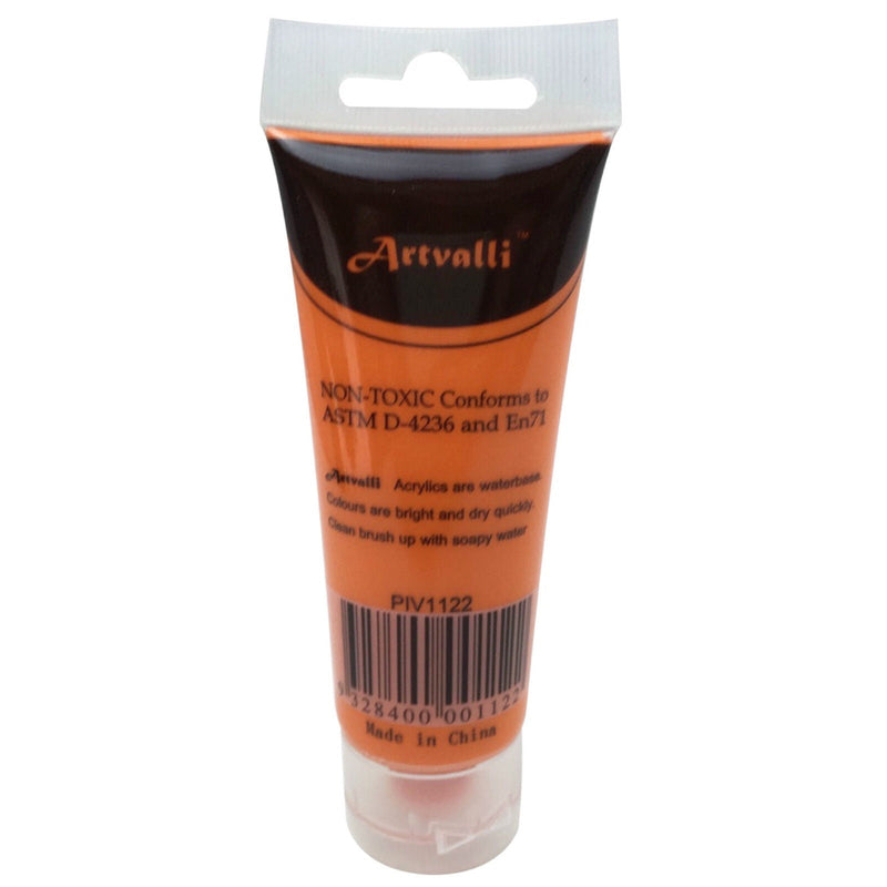 Load image into Gallery viewer, Acrylic Paint 75ml Tube Water Based Non Toxic Artist Craft - Orange-3