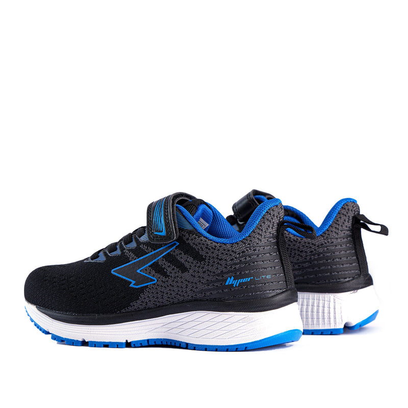 Load image into Gallery viewer, Acute Boys V-strap Runner Black/Royal