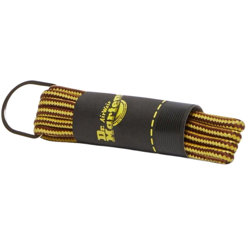 Load image into Gallery viewer, Dr. Martens 65cm Cotton Round Shoe Laces fits 3 Eye Shoes in Brown Yellow-1