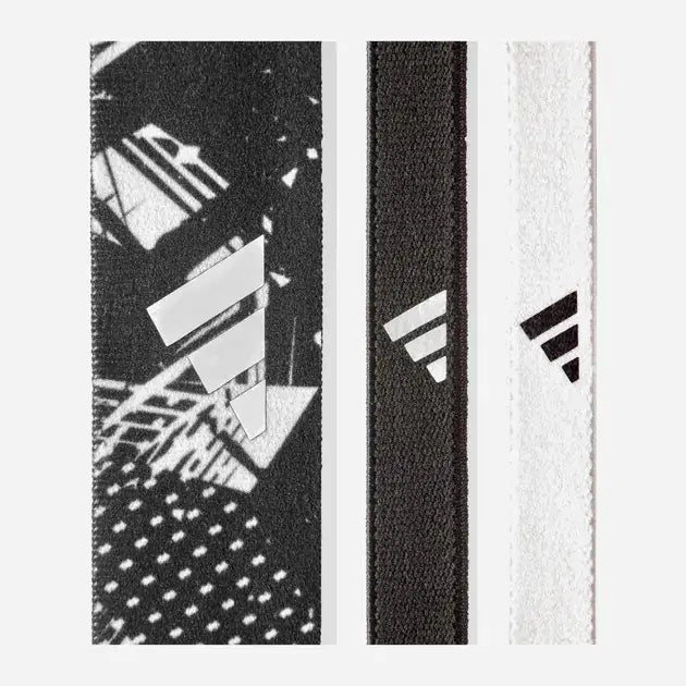 Load image into Gallery viewer, 3pcs Adidas Sports Headband Hair Bands Gym Training Fitness Yoga in White/Black-2