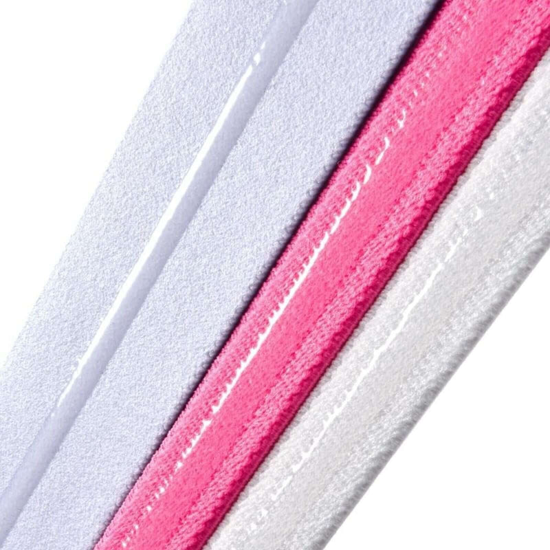 Load image into Gallery viewer, Adidas 3pk Hairbands Non-Slip Headbands Elastic One Size Washable in Graphic Black Pink White-4