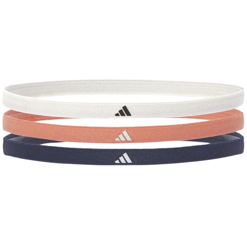 Load image into Gallery viewer, 3pcs Adidas Sports Headband Hair Bands Gym Training Fitness Yoga in Grey/Coral/Navy-2
