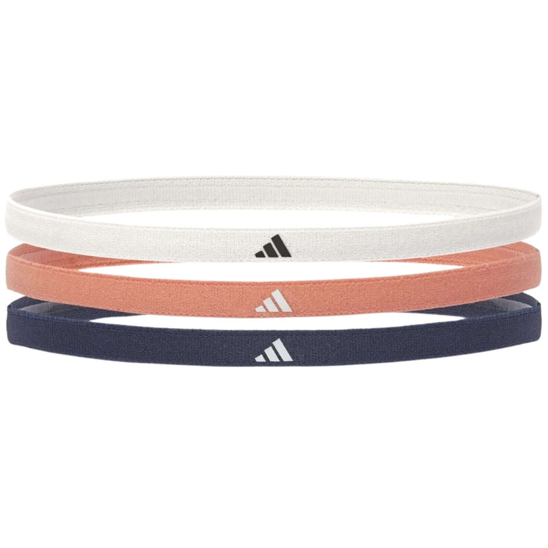 Load image into Gallery viewer, 3pcs Adidas Sports Headband Hair Bands Gym Training Fitness Yoga in Grey/Coral/Navy-2