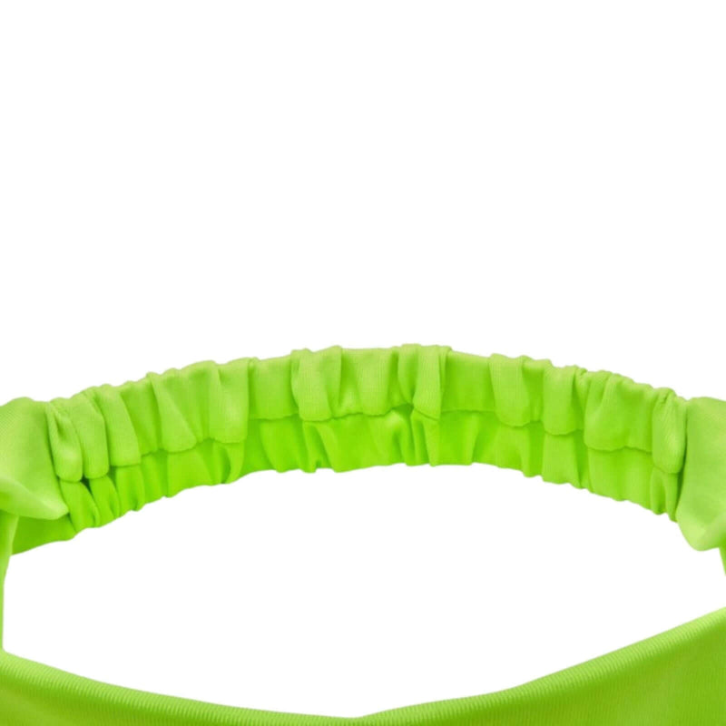 Load image into Gallery viewer, Adidas Sports Hairband Headband Wide Fit Aeroready Reflective Logo One Size in Lucid Lemon-4