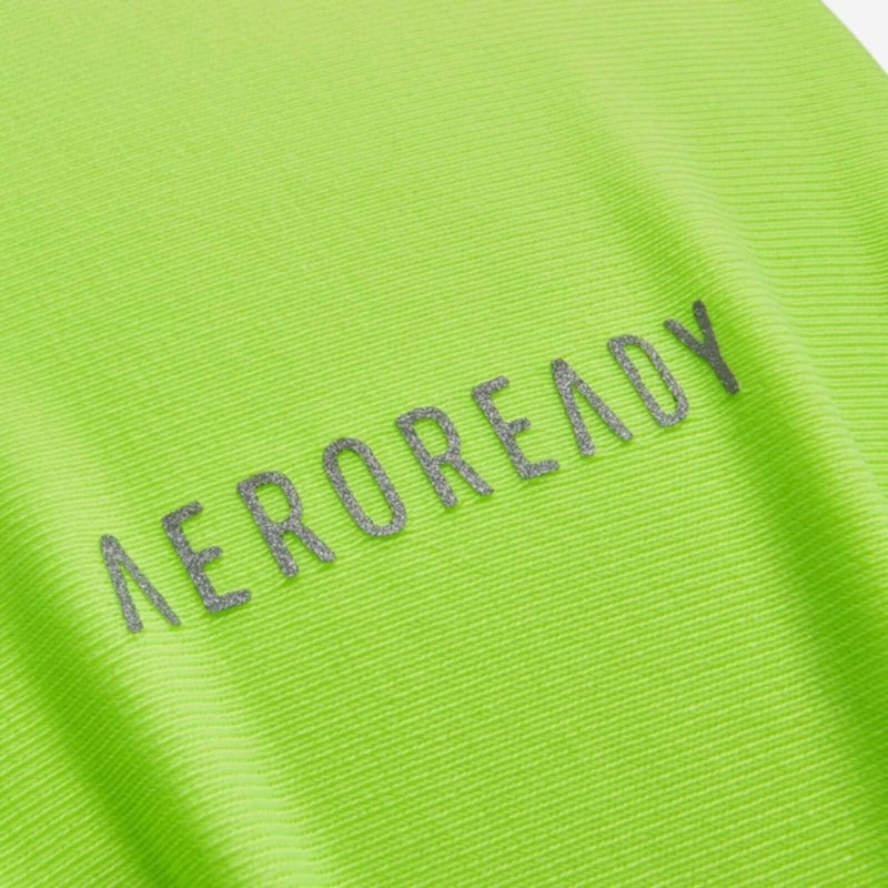 Load image into Gallery viewer, Adidas Sports Hairband Headband Wide Fit Aeroready Reflective Logo One Size in Lucid Lemon-2