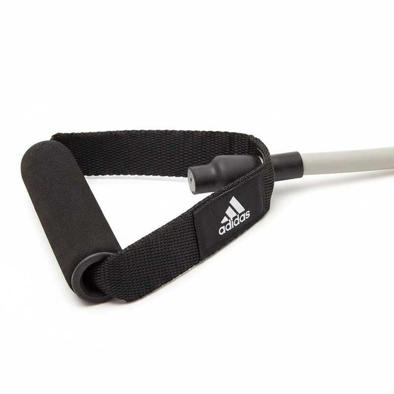 Load image into Gallery viewer, Adidas Resistance Tube Level 2 Band Elastic Yoga Fitness Gym Strap - Grey/Black-2
