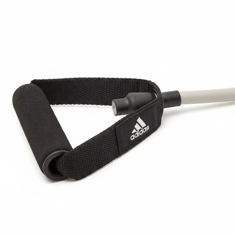 Load image into Gallery viewer, Adidas Resistance Tube Level 2 Band Elastic Yoga Fitness Gym Strap - Grey/Black-2