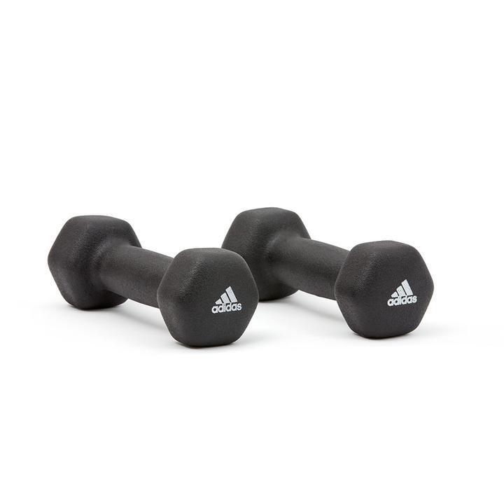 Load image into Gallery viewer, 2pc Adidas Hex Dumbbells Gym Training Fitness Weight Lifting Sport Workout-0