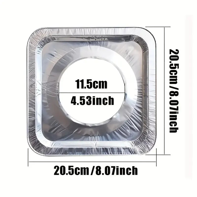 Load image into Gallery viewer, 480x Aluminium Disposable Foil Stove Burner Covers Bulk - Square-2