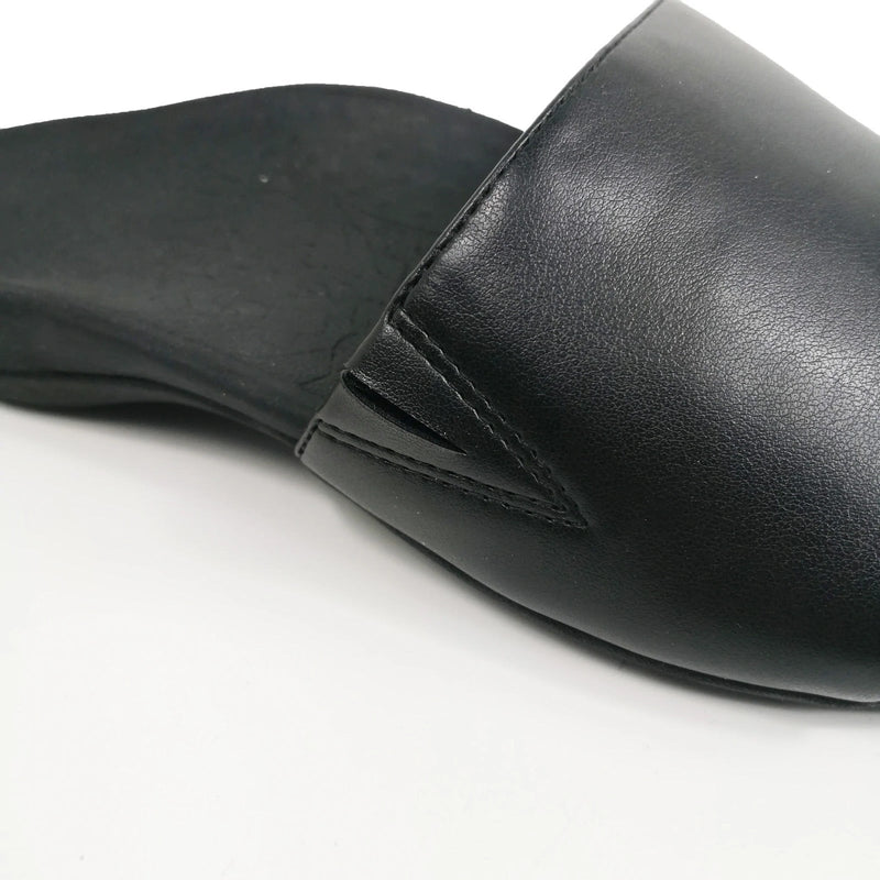 Load image into Gallery viewer, Axign Becky Elastic Orthotic Slides Thongs Flip Flops - Black-3