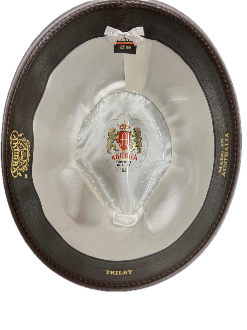 Load image into Gallery viewer, Akubra Trilby Fur Felt Hat - Black-4