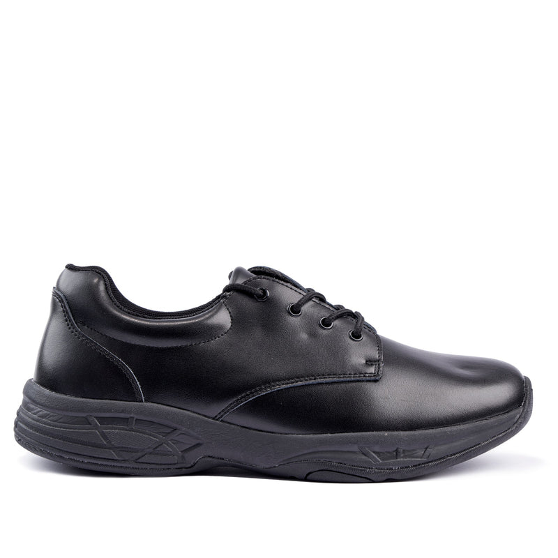 Load image into Gallery viewer, Alex Senior Leather Lace Up School Shoe - Black