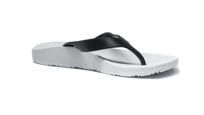 Load image into Gallery viewer, ARCHLINE Orthotic Thongs Arch Support Shoes Footwear Flip Flops Orthopedic - White/Black-4