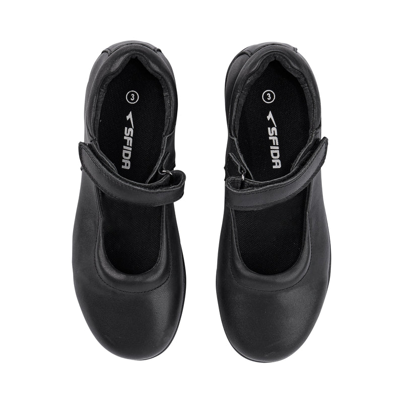 Load image into Gallery viewer, Ava 2 Senior Leather School Shoe - Black