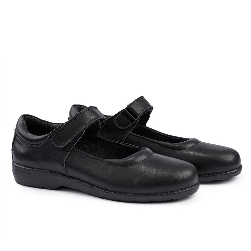 Load image into Gallery viewer, Ava 2 Junior Leather School Shoe - Black