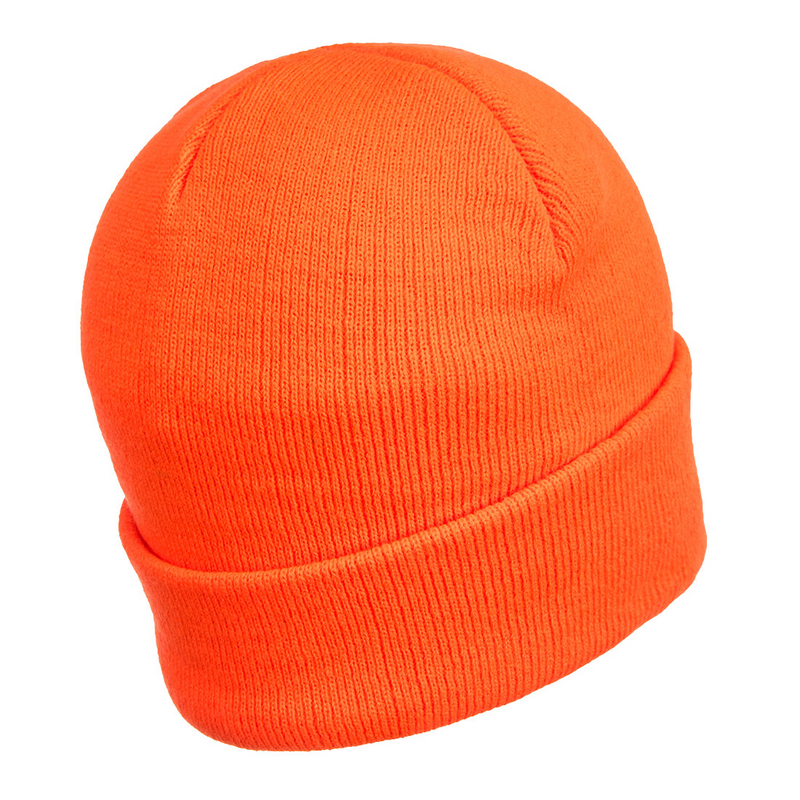 Load image into Gallery viewer, PORTWEST Beanie with LED Head Light USB Rechargeable Camping Cycling Workwear Hat - Hi Vis Orange-2
