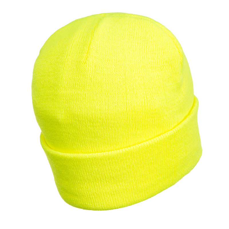 Load image into Gallery viewer, PORTWEST Beanie with LED Head Light USB Rechargeable Camping Cycling Workwear Hat - Hi Vis Yellow-2