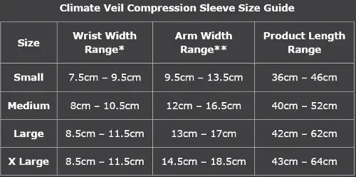 Load image into Gallery viewer, Climate Veil Compression Arm Sleeves – Small
