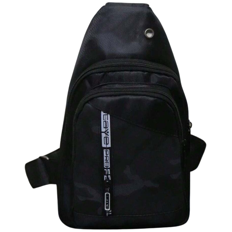 Load image into Gallery viewer, Mens Crossbody Sling Casual Chest Bag in Black-0