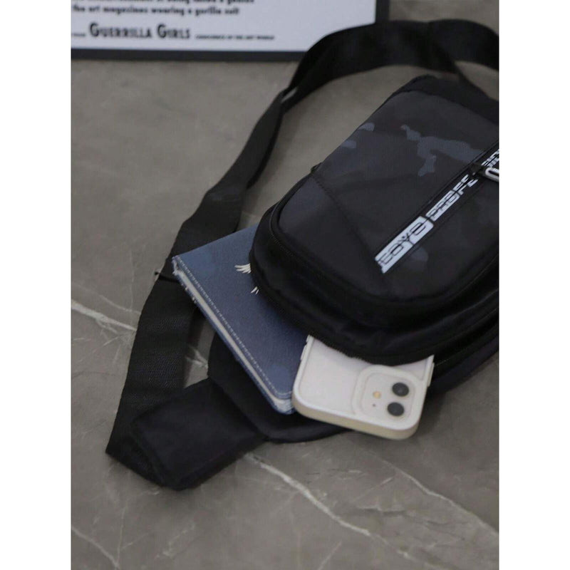 Load image into Gallery viewer, Mens Crossbody Sling Casual Chest Bag in Black-2