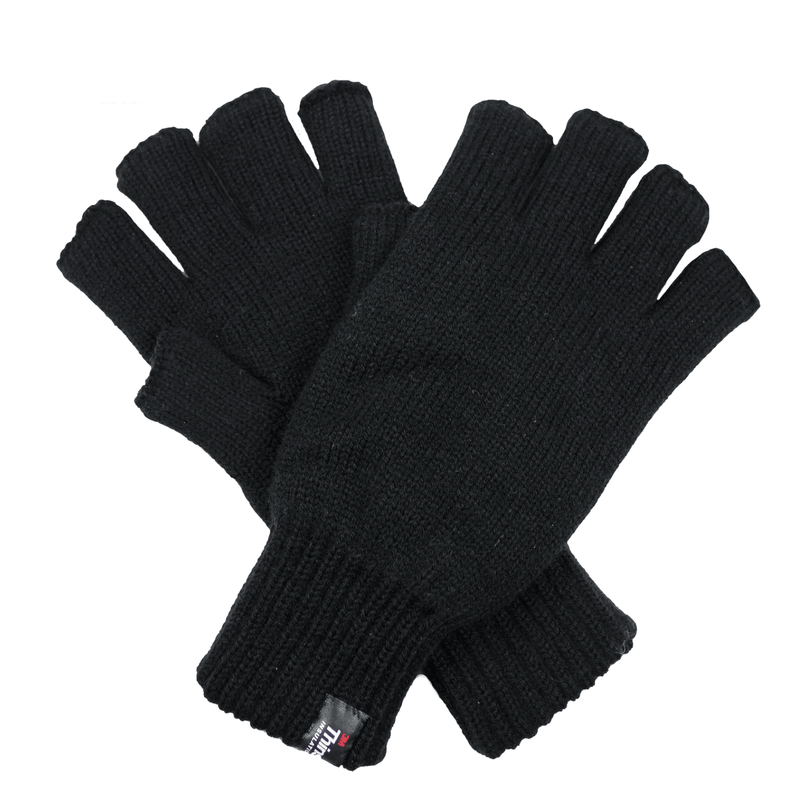 Load image into Gallery viewer, 2pcs Winter Set Mens 3M Thinsulate Beanie Hat + Knitted Fingerless Gloves Snow-3