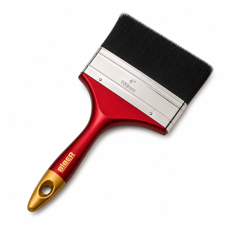 Load image into Gallery viewer, Biber Paint Brushes Straight Professional Painting House Flat Brush - 4"" (100mm)-1