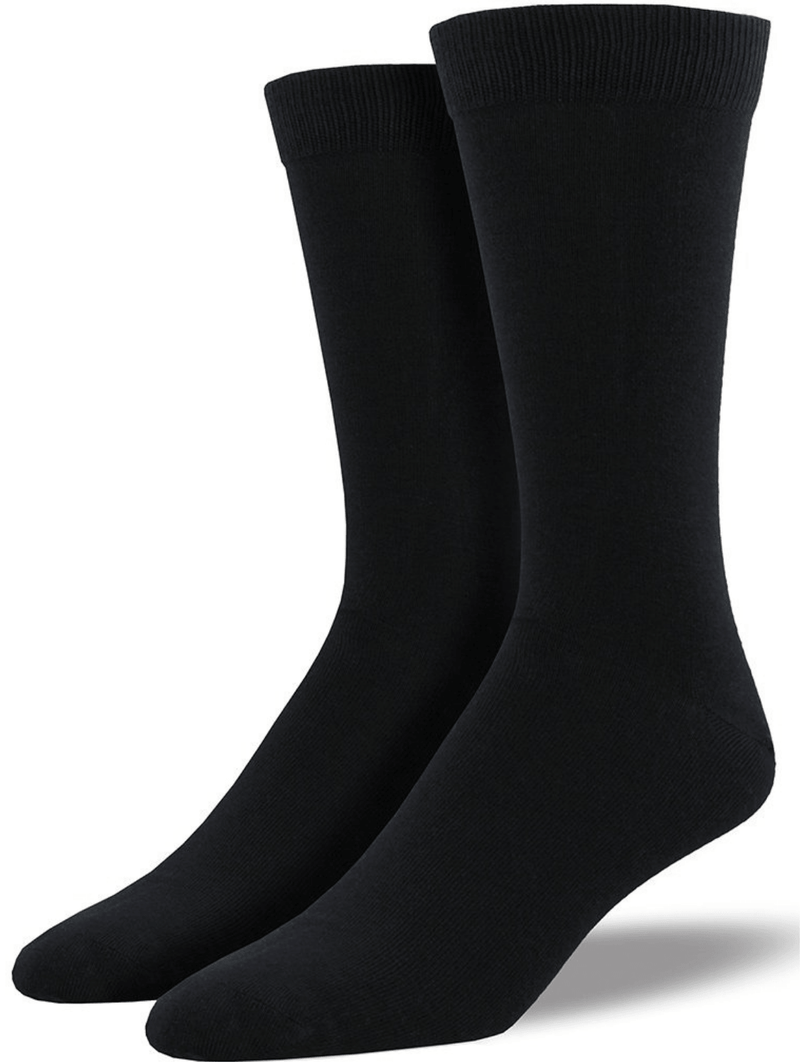 Load image into Gallery viewer, 1 Pair Bamboo Derived Loose Top Socks Diabetic Style Comfort Circulation - Black-0
