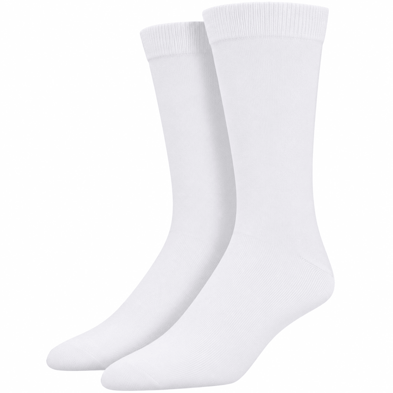 Load image into Gallery viewer, 1 Pair Bamboo Derived Loose Top Socks Diabetic Style Comfort Circulation - White-0