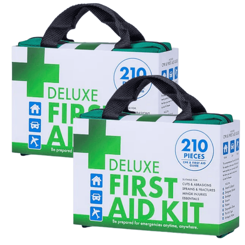 Load image into Gallery viewer, 2x 210PCS EMERGENCY FIRST AID KIT Medical Travel Set Workplace Office ARTG BULK-1