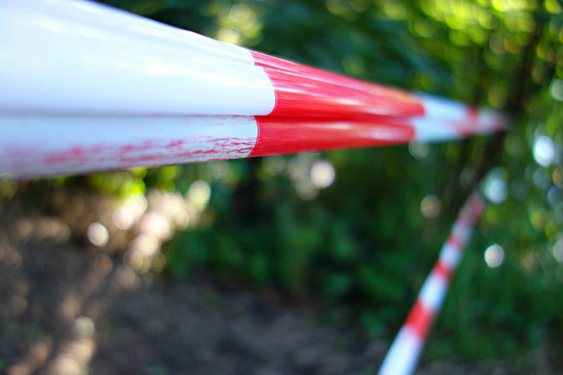 Load image into Gallery viewer, 3x DANGER TAPE Red White Safety Warning Barricade Barrier Strip Non-Stick 20m-2