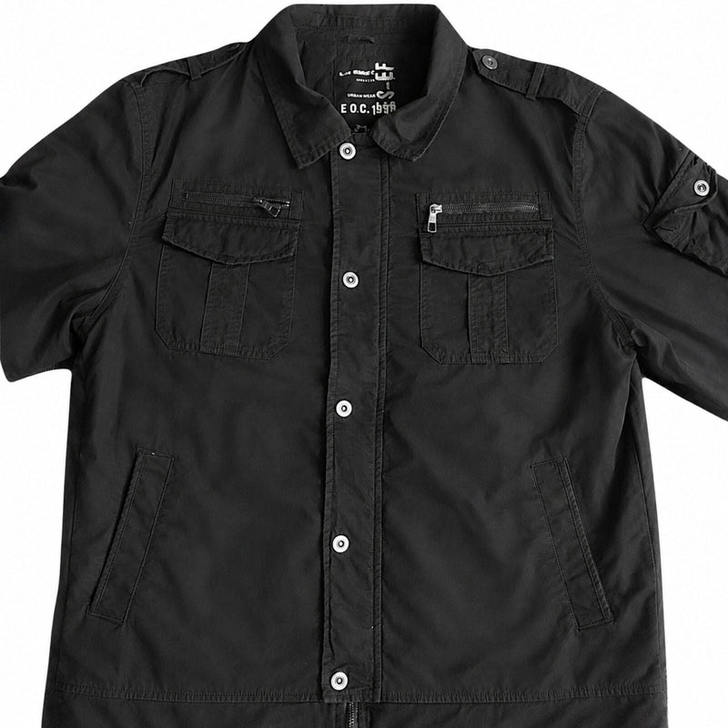 Load image into Gallery viewer, King Mens Plus Size Jacket 100% Cotton Extra Big Tall Winter Coat - Black-3