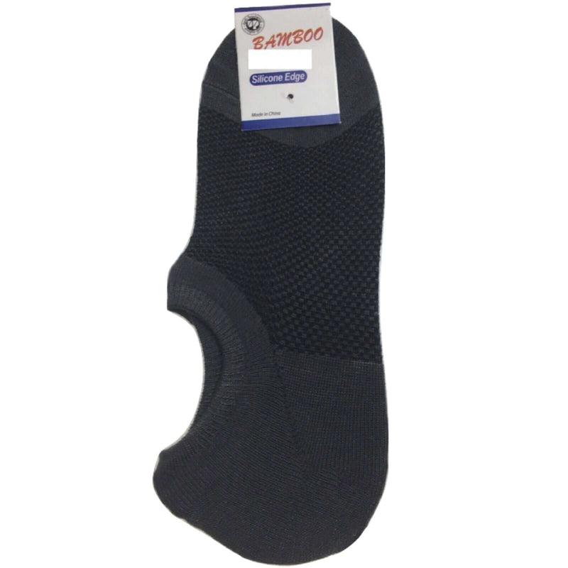Load image into Gallery viewer, 1 Pair NO SHOW BAMBOO SOCKS Non Slip Heel Grip Low Cut Invisible Footlet-10