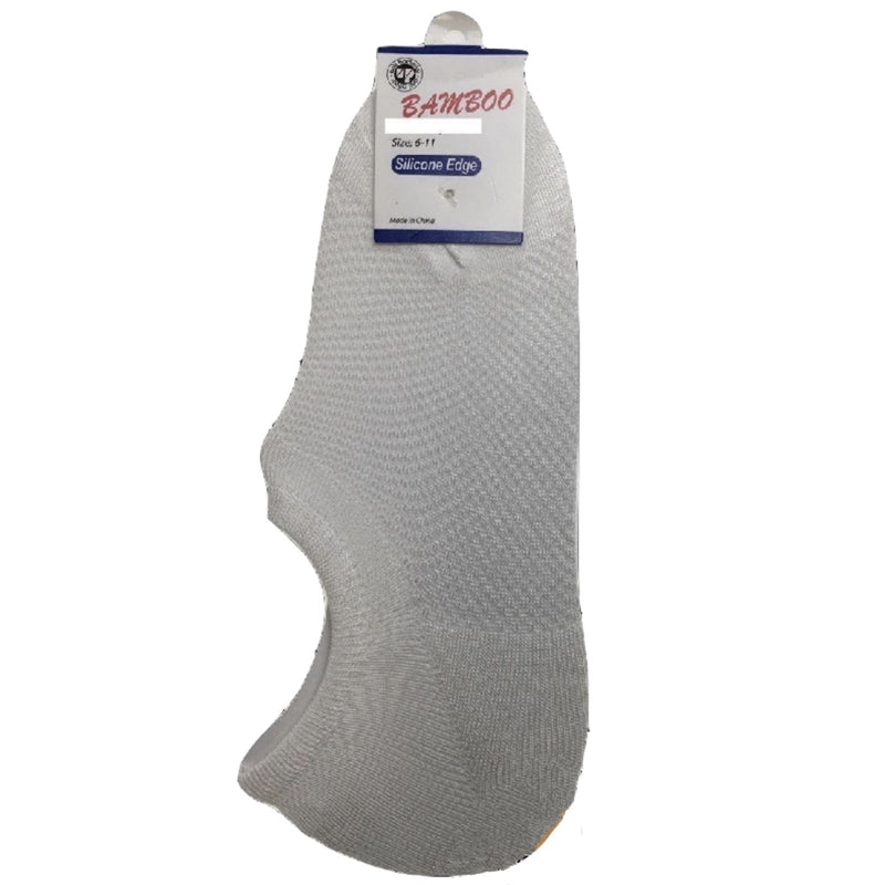 Load image into Gallery viewer, 1 Pair NO SHOW BAMBOO SOCKS Non Slip Heel Grip Low Cut Invisible Footlet-7